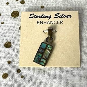 Sterling/Abalone pendant